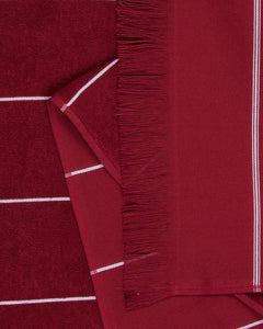 Burgundy Classic Bath Hand Towel Bundle - 4 Pack