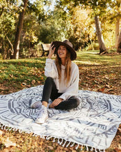 Load image into Gallery viewer, Cool Glacier Mandala XL Towel
