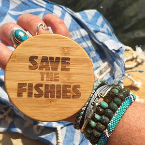 Save The Fishies Water Bottle