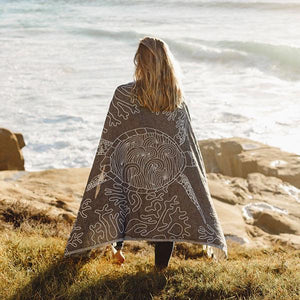 Black Sea Turtle Reef Towel