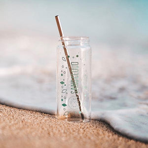 Silver Metal Straw